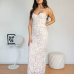 Vestido Largo de Encaje Blanco con Corset Juliet 2kinspire 1 | 2kinspire