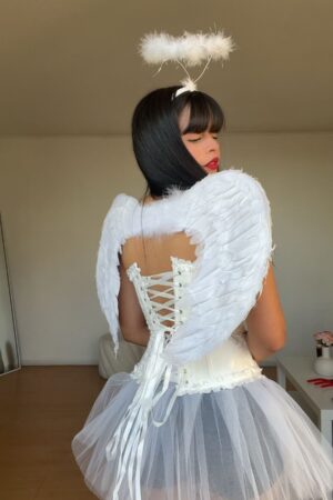 2kinspire | Inicio | Tienda de Ropa Mujer 19 Disfraz de angel blanco corset ajustable mujer 001 1 | 2kinspire